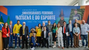 Lançamento da Universidade Federal do Esporte, em Brasília - Crédito: 