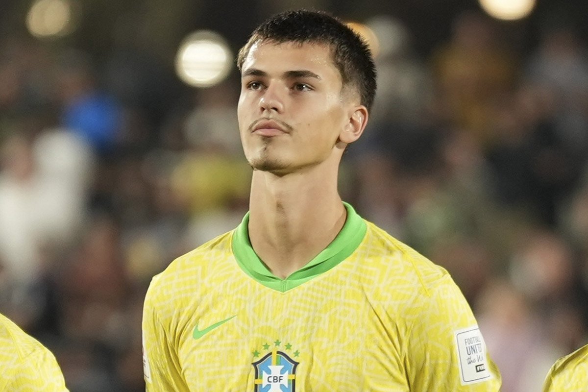 Vitão, zagueiro do Atlético, pela Seleção Brasileira no Mundial Sub-17 (foto: Nelson Terme/CBF)