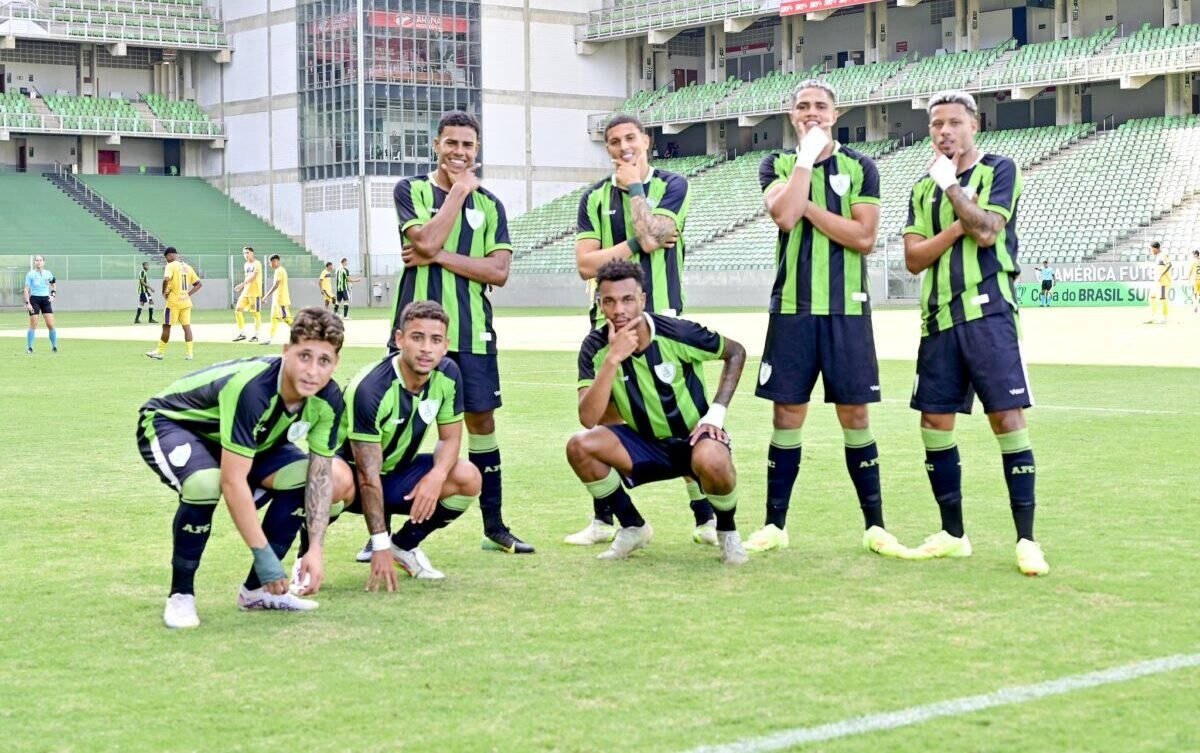 América passou pelo IAPE na semifinal da Copa do Brasil Sub-20 (foto: Mourão Panda / América)