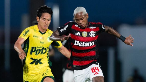 Mirassol e Flamengo empatam por 3 a 3 (foto: CAIQUE COUFAL/FLAMENGO)