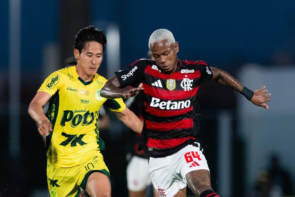 Mirassol e Flamengo empatam por 3 a 3 (foto: CAIQUE COUFAL/FLAMENGO)