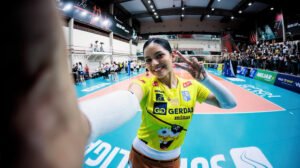 Nyeme, líbero do Minas (foto: Hedgard Moraes/MTC)