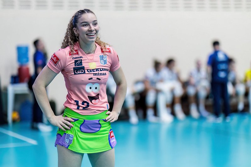Larissa, líbero do Minas - (foto: Hedgard Moraes/MTC)