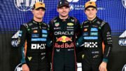 Lando Norris, Max Verstappen e Oscar Piastri estão na briga pelo título da Fórmula 1 em 2025 (foto: CACACE / POOL / AFP)