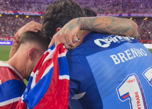 Jogadores do Fortaleza comemoram (foto: Divulgação/Fortaleza)