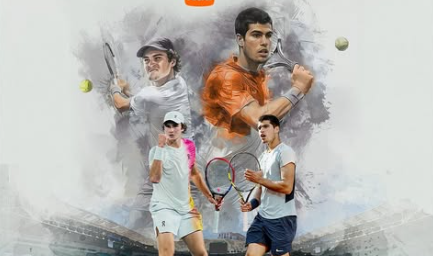 Divulgação de João Fonseca x Carlos Alcaraz em São Paulo (foto: Divulgação)