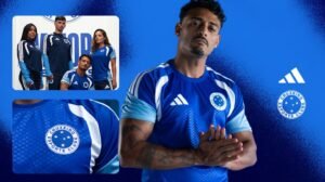 Nova linha de uniformes de treino do Cruzeiro para a temporada 2026 - Crédito: 