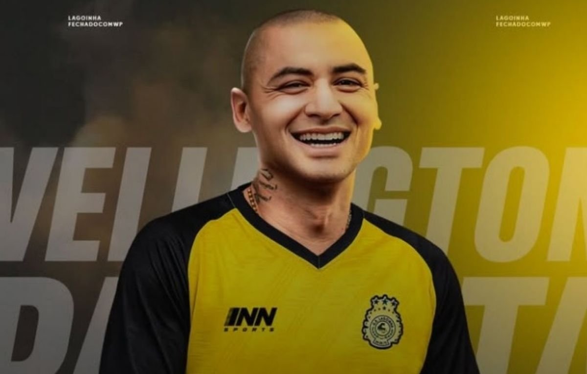 Wellington Paulista, jogador do Grêmio Esportivo Lagoinha (foto: Reprodução)