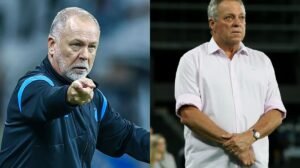 Mano Menezes e Abel Braga - Crédito: 