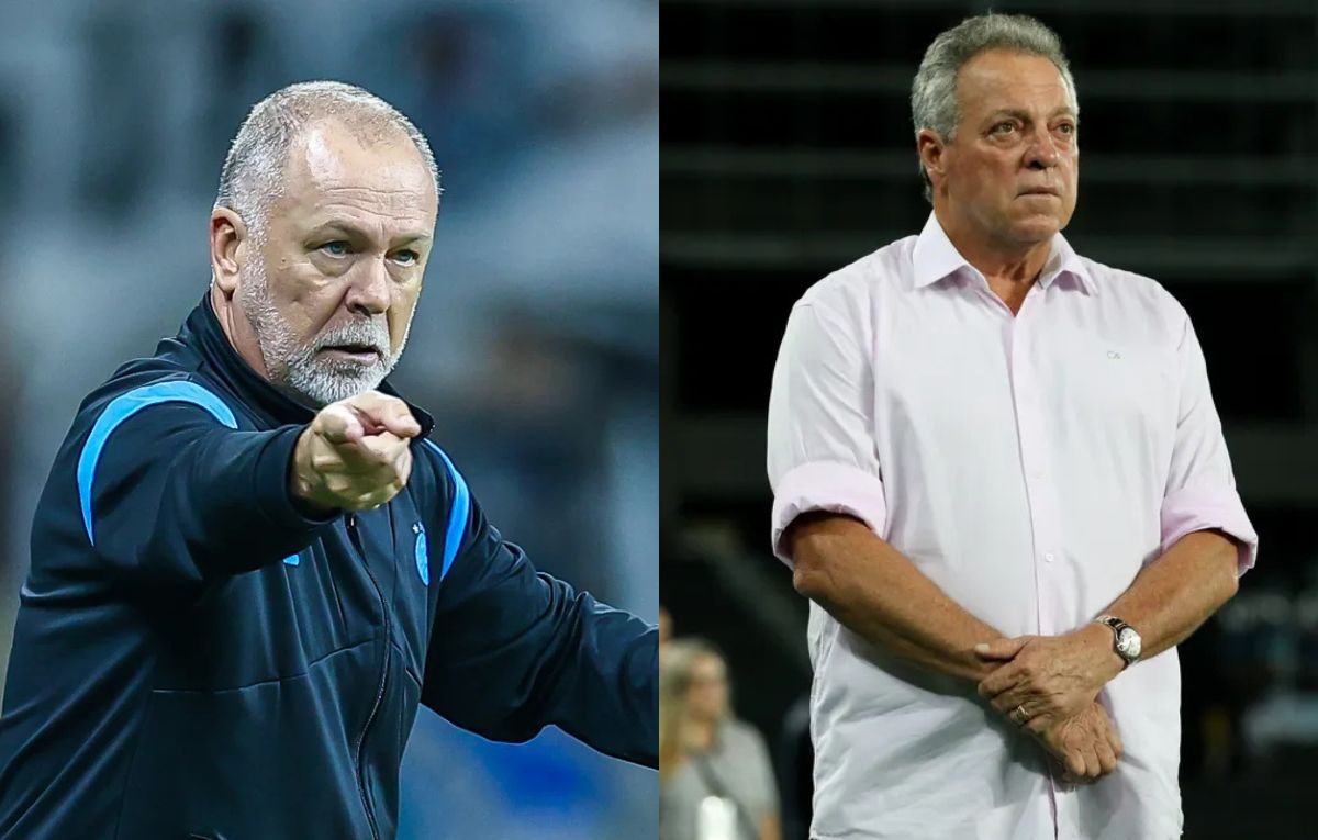 Mano e Abel Braga (foto: Lucas Uebel/Grêmio e Lucas Merçon/Fluminense)