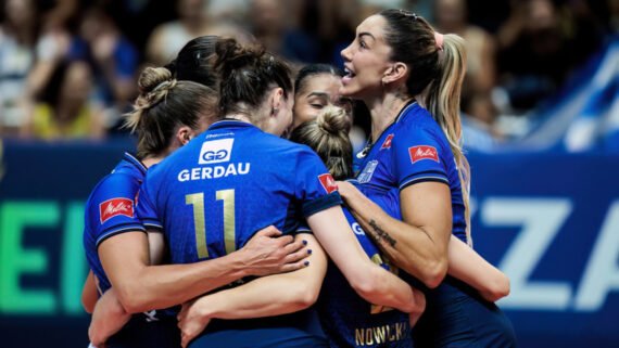 Minas retomou a liderança após boa vitória sobre o Bauru (foto: Divulgação/Minas)