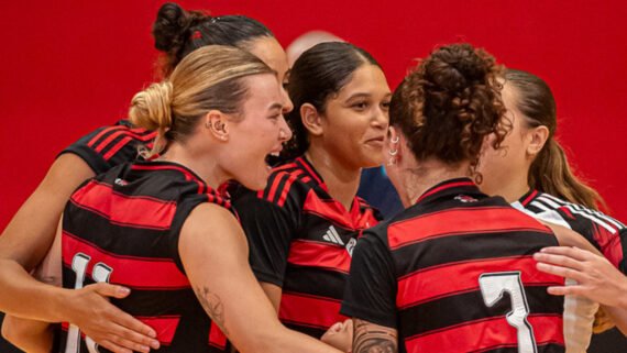 Flamengo superou o Mackenzie por 3 sets a 1 (foto: PaulaReis/Flamengo)