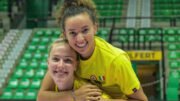 Isabelle Haak e Gabi Guimarães, craques do Conegliano, time de vôlei da Itália (foto: Reprodução Instagram)