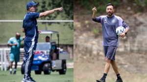 Leonardo Jardim e Davide Ancelotti, técnicos de Cruzeiro e Botafogo - Crédito: 