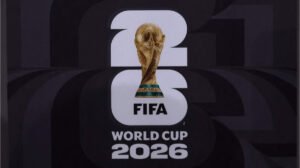 Logo da Copa do Mundo de 2026 (foto: Dan Mullan / GETTY IMAGES NORTH AMERICA / Getty Images via AFPDan Mullan / GETTY IMAGES NORTH AMERICA / Getty Images via AFP)