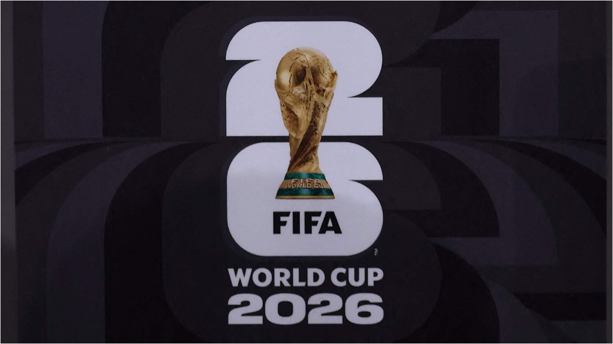 Logo da Copa do Mundo de 2026 (foto: Dan Mullan / GETTY IMAGES NORTH AMERICA / Getty Images via AFPDan Mullan / GETTY IMAGES NORTH AMERICA / Getty Images via AFP)