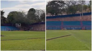 Arena Vera Cruz, em Betim, vem passando por reformas - Crédito: 