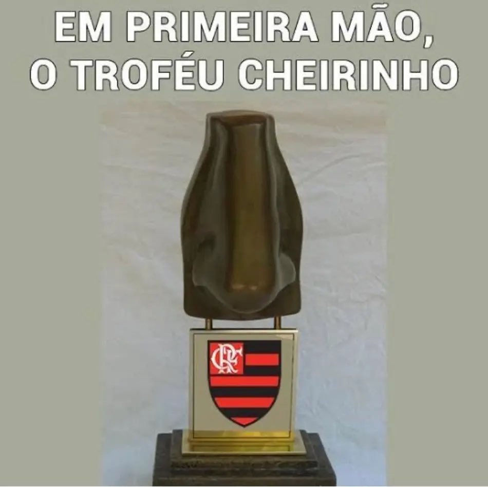 Meme da vitória do PSG sobre o Flamengo