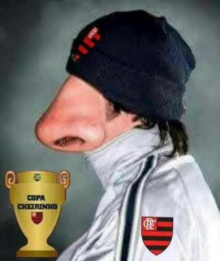 Meme da vitória do PSG sobre o Flamengo