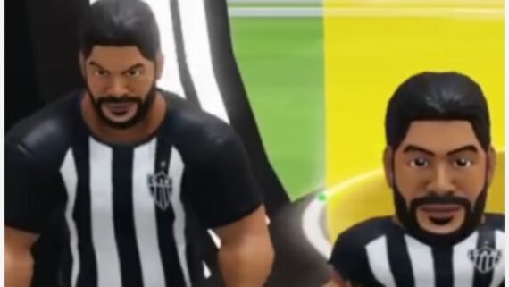 Skins do jogador Hulk, do Atlético, no Roblox (foto: Reprodução/Atlético)