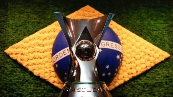 A taça do Campeonato Brasileiro de 2026 (foto: CBF/Divulgação)