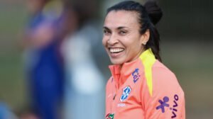 Marta é seis vezes eleita a melhor jogadora do mundo pela FIFA - Crédito: 
