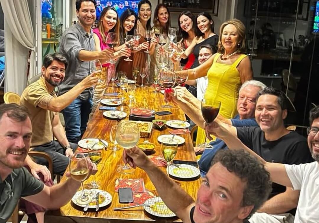 Jamie Murray e Bruno Soares passaram Natal juntos em BH (foto: Reprodução)