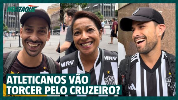Torcedores do Atlético vão torcer pelo Cruzeiro na reta final do Campeonato Brasileiro? (foto: Estado de Minas/No Ataque)