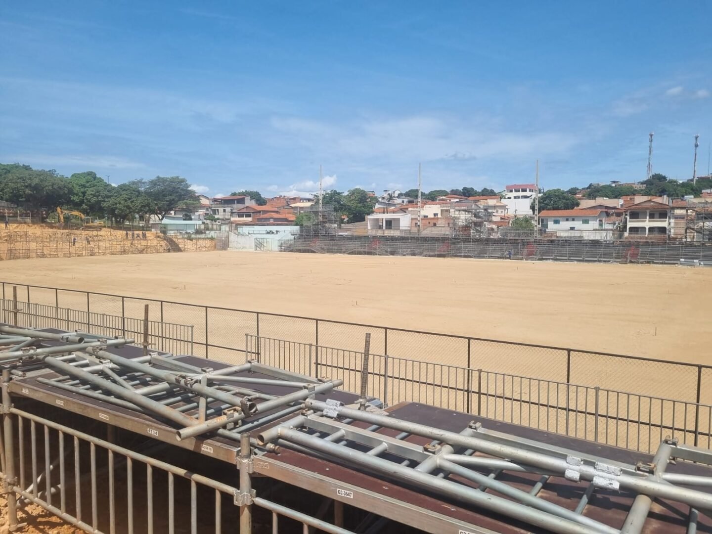 Estádio Municipal Juvêncio Augusto Soares, chamado de “campo do João Botelho” (foto: Luiz Ribeiro/EM/D.A Press)