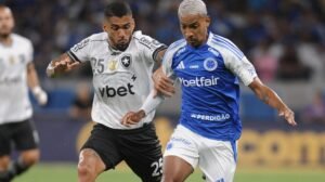 Lance de Cruzeiro x Botafogo - Crédito: 