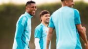 Flamengo em treino antes da final do Intercontinental (foto: Adriano Fontes/Flamengo)