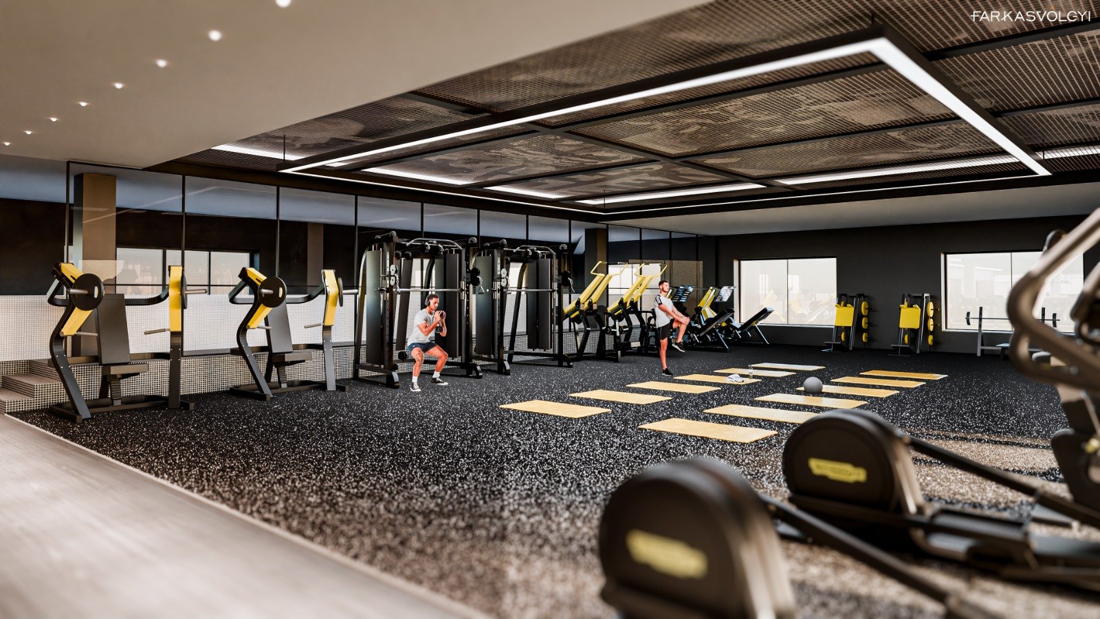 O projeto da nova estrutura de vestiário e academia na Cidade do Galo