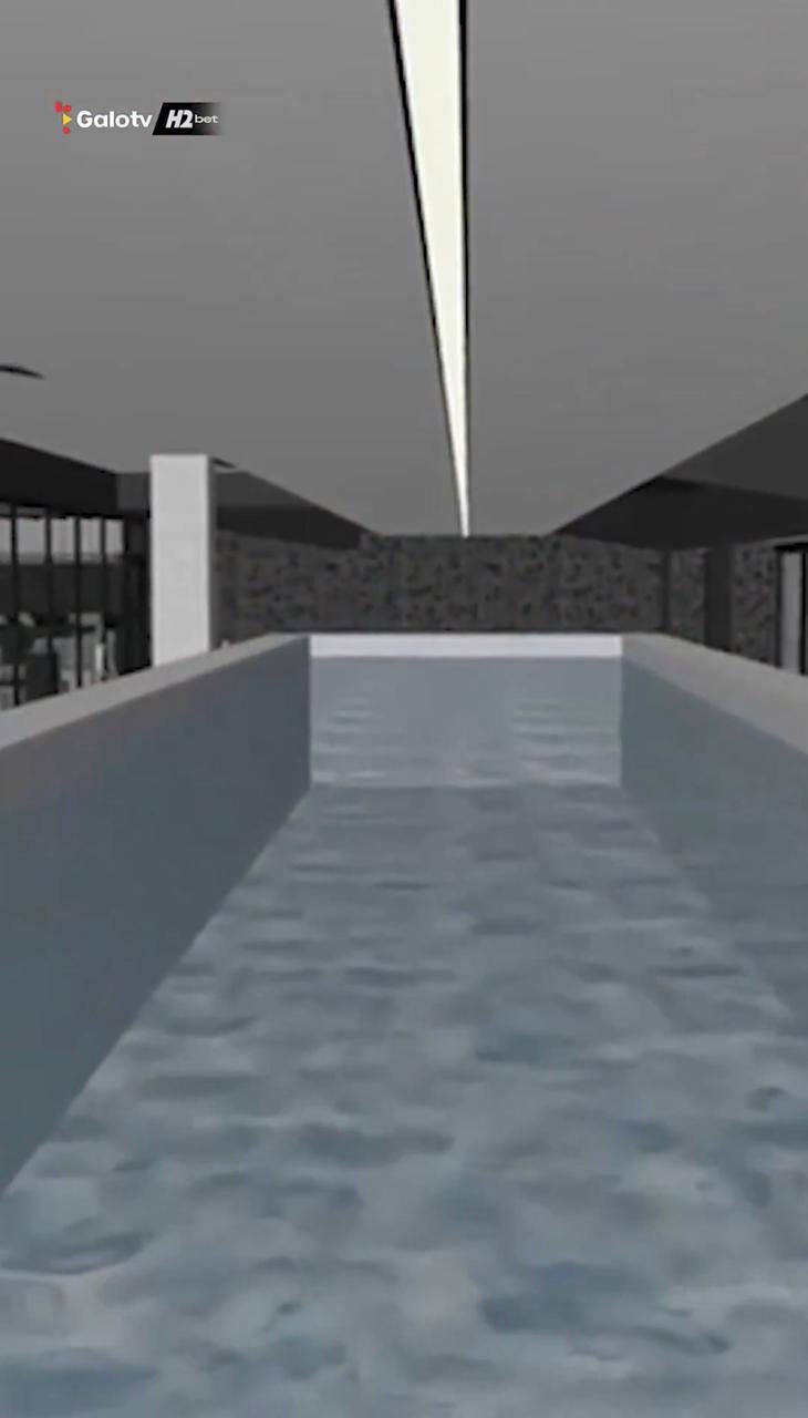 O projeto da nova estrutura de vestiário e academia na Cidade do Galo