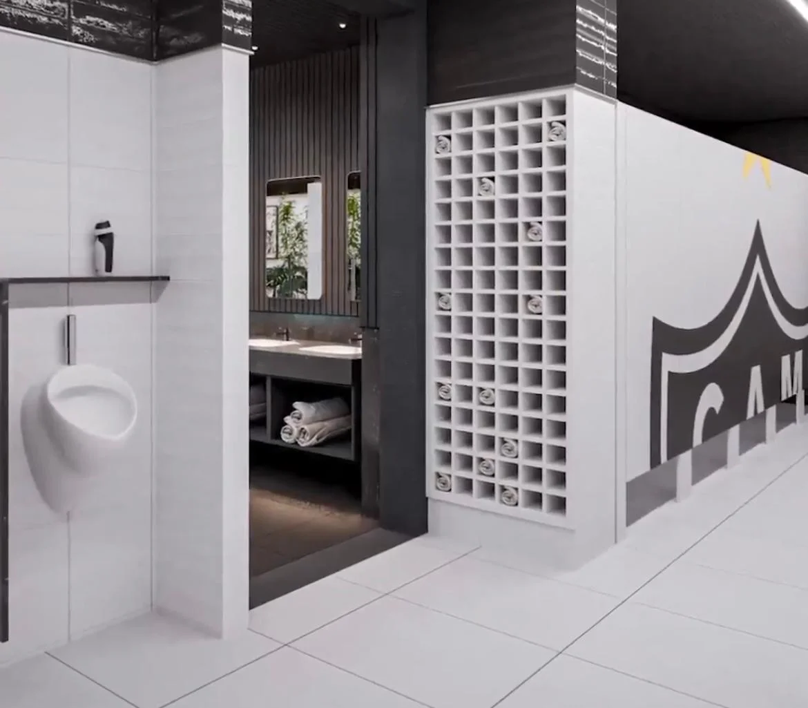 O projeto da nova estrutura de vestiário e academia na Cidade do Galo