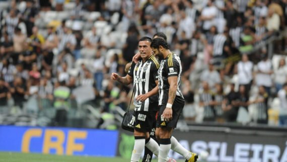 Atlético em jogo do Brasileiro (foto: Alexandre Guzanshe/EM/D.A Press)