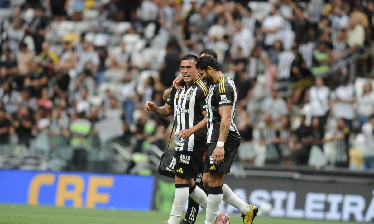Atlético em jogo do Brasileiro (foto: Alexandre Guzanshe/EM/D.A Press)