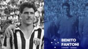 Atlético e Cruzeiro lamentaram a morte de Benito Fantoni, ex-zagueiro (foto: Reprodução/Atlético; Reprodução/Cruzeiro)