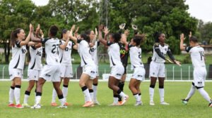 Atlético em jogo do Mineiro Feminino - Crédito: 