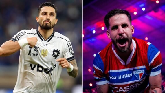 Botafogo e Fortaleza se enfrentam no Nilton Santos pela última rodada do Brasileirão (foto: Vítor Silva/Botafogo e Mateus Lotif/FEC)