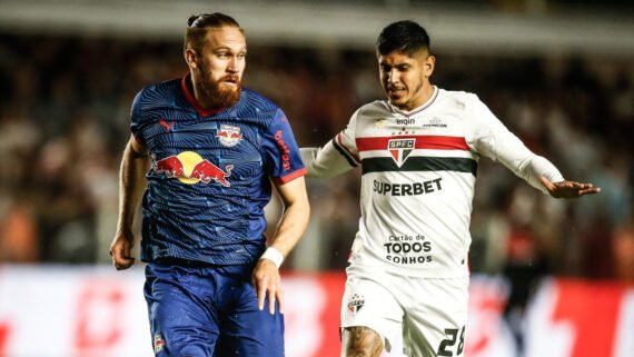 Bragantino e São Paulo podem terminar Brasileirão em oitavo (foto: Ari Ferreira/Red Bull Bragantino)