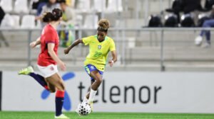 Brasil em amistoso contra a Noruega - Crédito: 