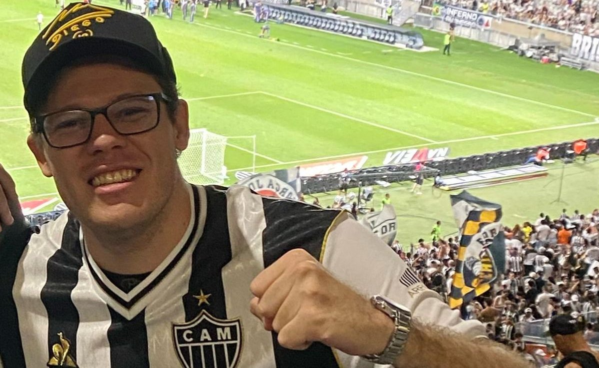 Breno Delfino, torcedor do Atlético - (foto: Arquivo pessoal)