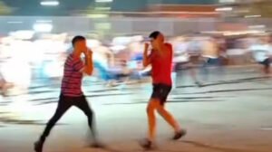 Torcedores de Fortaleza e Atlético brigam no Castelão - Crédito: 