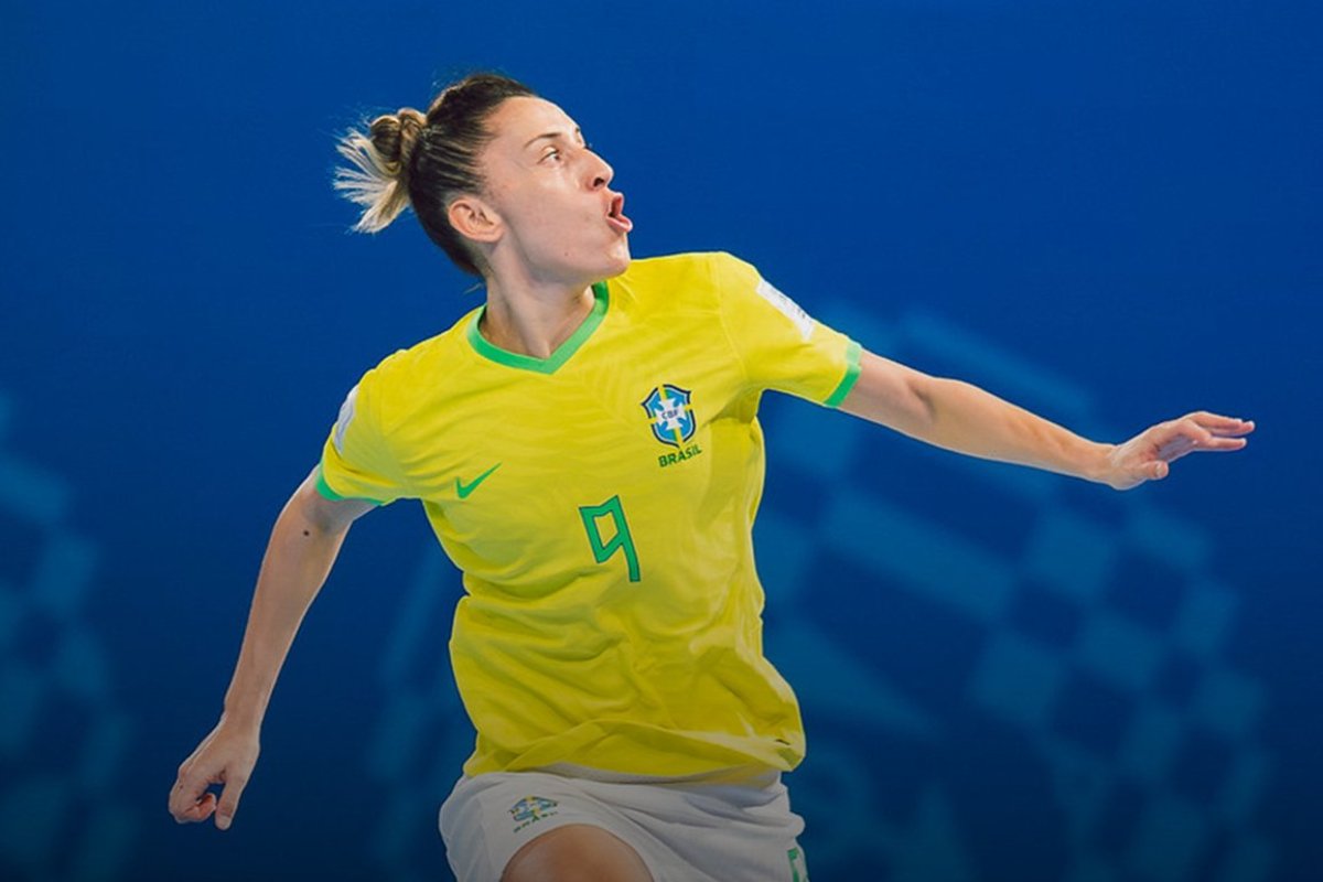 Atleta da Seleção Brasileira de Futsal (foto: Fabio Souza/CBF)