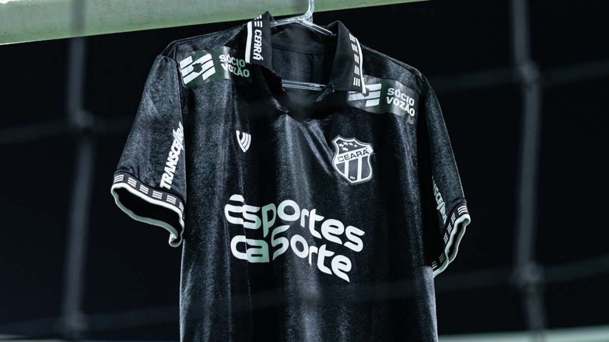 Camisa do Ceará, equipe que disputa o Campeonato Brasileiro (foto: Felipe Santos/Ceará - 29/11/2025)