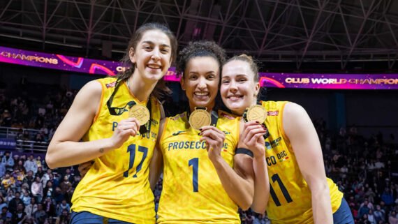 Conegliano foi campeão em 2024 (foto: Divulgação/FIVB)