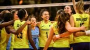 Conegliano comemora vitória na estreia do Mundial de Clubes Feminino de Vôlei (foto: Divulgação/FIVB)
