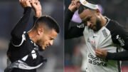 Coutinho e Memphis, destaques de Vasco e Corinthians (foto: Mauro Pimentel/Nelson Almeida/AFP)