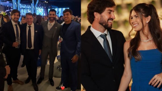 Pedrinho, Gusttavo Lima, Kaio Jorge e Lucas Silva (foto: Reprodução)