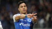 Kaio Jorge comemora gol pelo Cruzeiro (foto: Alexandre Guzanshe/EM/D.A Press)